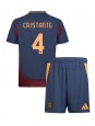 AS Roma Bryan Cristante #4 Ausweichtrikot für Kinder 2024-25 Kurzarm (+ Kurze Hosen)